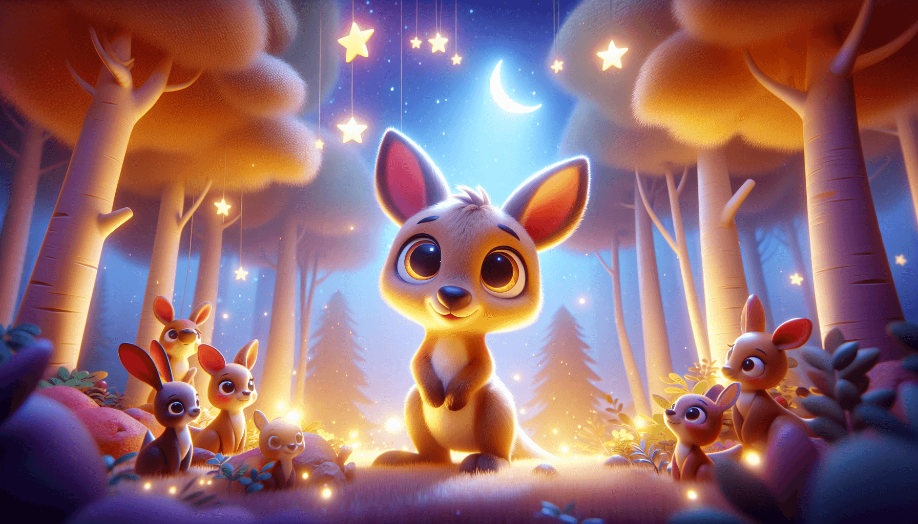 Kenny Känguru und das geheime Schlummerlied der Sterne